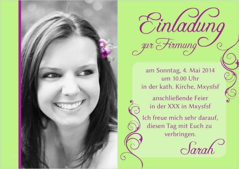 Firmung Einladung Vorlage Kostenlos Fabelhaft Beautiful Einladung Firmung