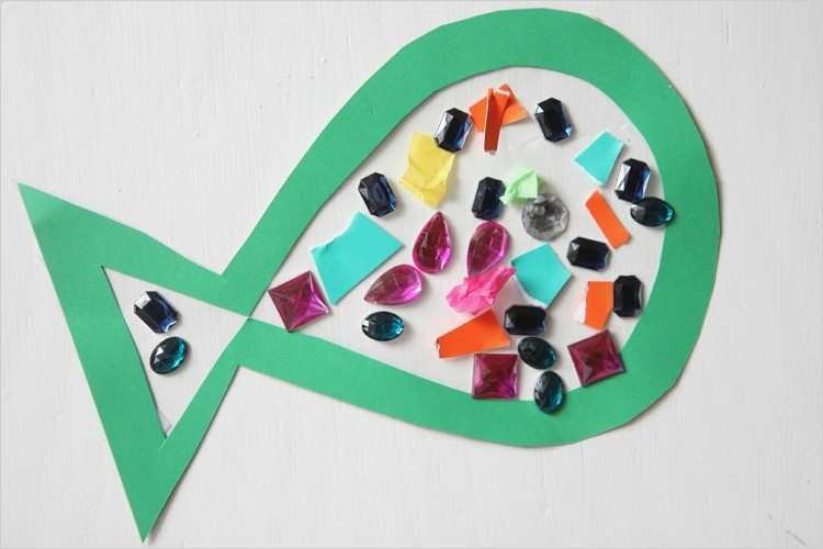 Fische Basteln Vorlagen Erstaunlich Basteln Mit Kindern Unter 3 Jahren Кreative Ideen Zu