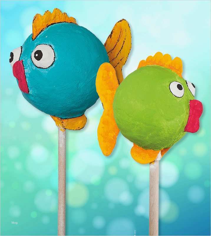 Fische Basteln Vorlagen Hübsch Kostenlose Anleitung Dekostecker „fische“