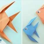 Fische Basteln Vorlagen Luxus origami Fisch Falten Aus Papier – Einfache Anleitung Talu