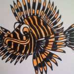 Fische Zeichnen Vorlagen Hübsch Fische Malen Japanischer Feuerfisch Skorpionfisch