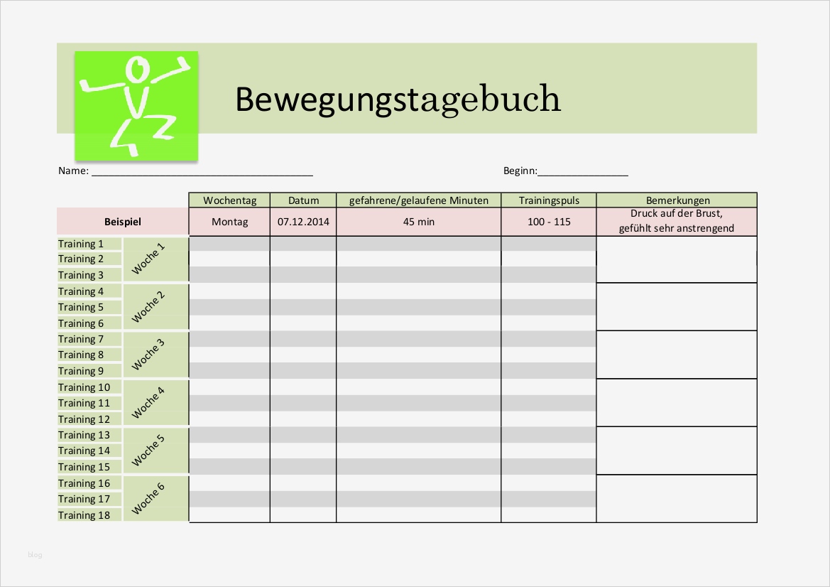 Fitness First Kündigung Vorlage Genial Bewegungs Tagebuch Zum Download