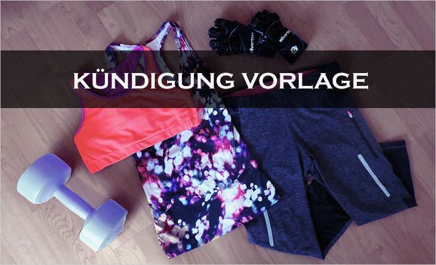 Fitnessstudio Vertrag Pausieren Vorlage Schönste Kündigung Fitnessstudio Vorlage Text Word