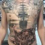 Flammen Tattoo Vorlage Fabelhaft Tattoo Seeungeheuer Schiff Tattoo