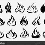 Flammen Tattoo Vorlage Inspiration Огонь татуировка вектор Огонь пламя татуировки Monochr