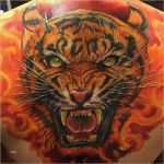 Flammen Tattoo Vorlage Inspiration Tattoo Tiger Kopf Mit Flammen