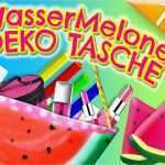 Flechtherzen Basteln Vorlage Erstaunlich Diy Wassermelone Tasche Wassermelone Basteln