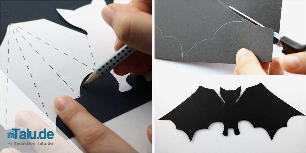 Fledermaus Vorlage Bewundernswert Fledermaus Basteln 3 Einfache Bastelanleitungen Talu