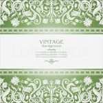 Florale ornamente Vorlagen Kostenlos Erstaunlich Vintage Grünen Hintergrund Floral Antiken Karte