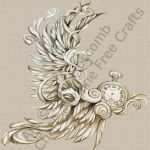 Flügel Tattoo Vorlage Elegant Flügel Tattoo Per Pdf Cross Stitch Diagramm Muster Von