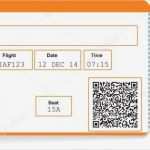 Flugticket Vorlage Download Wunderbar Muster Der Fluggesellschaft Boarding Pass Ticket