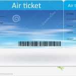 Flugticket Vorlage Schön Variante Des Flugtickets Vektor Abbildung Bild