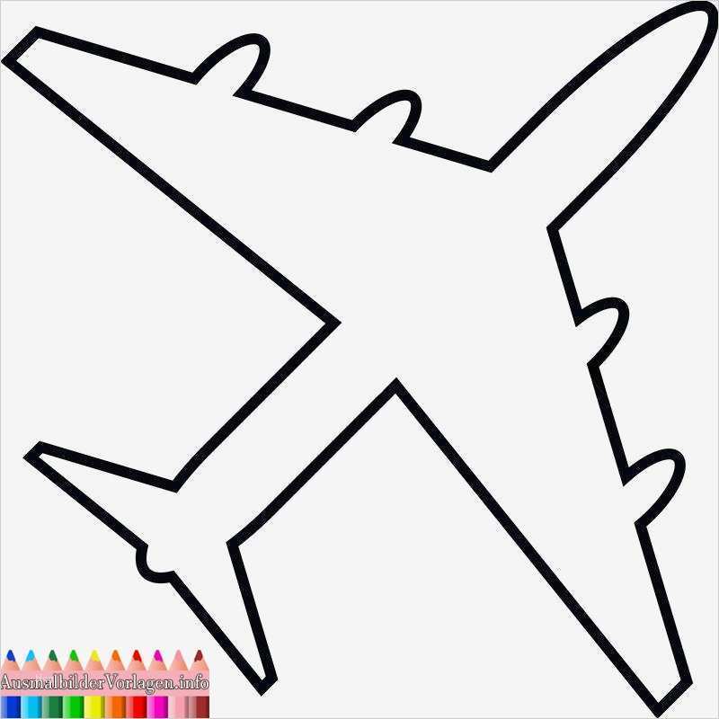 Flugzeug Basteln Vorlage Wunderbar Flugzeug Vorlage Ausschneiden Ausmalbilder Von Flugzeug