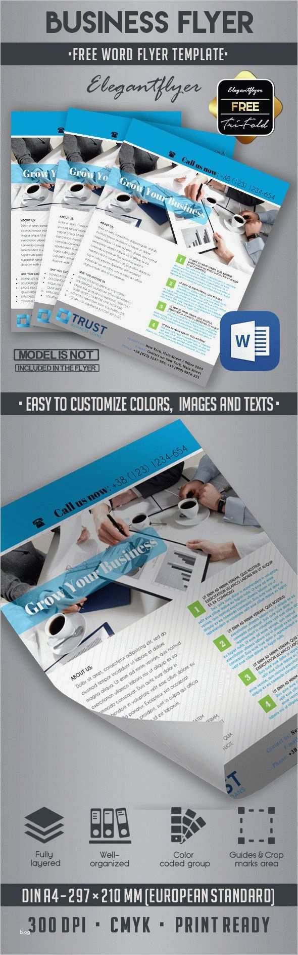 Flyer 4 Seitig Vorlage Word Erstaunlich 10 Best Business Flyer Templates In Word