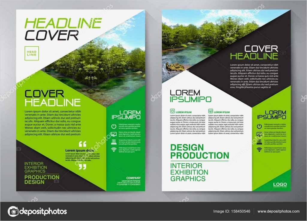 Flyer 4 Seitig Vorlage Word Erstaunlich Business Broschüre Flyer Design A4 Vorlage — Stockvektor