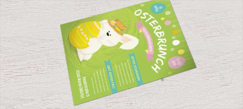 Flyer 4 Seitig Vorlage Word Schönste Flyer Vorlage Für Ostern Version 4 Für Flyer Und Plakate