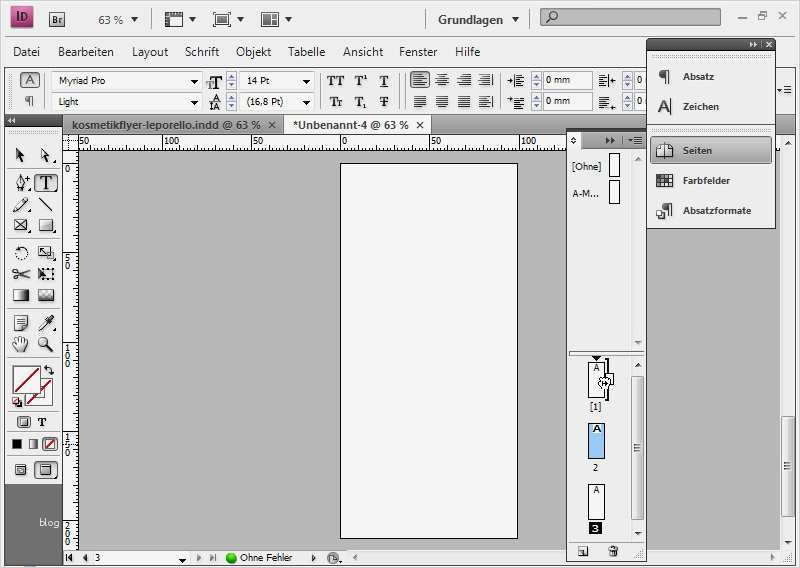 Flyer 6 Seitig Vorlage Erstaunlich Flyerdesign Im Faltformat Am Beispiel Eines