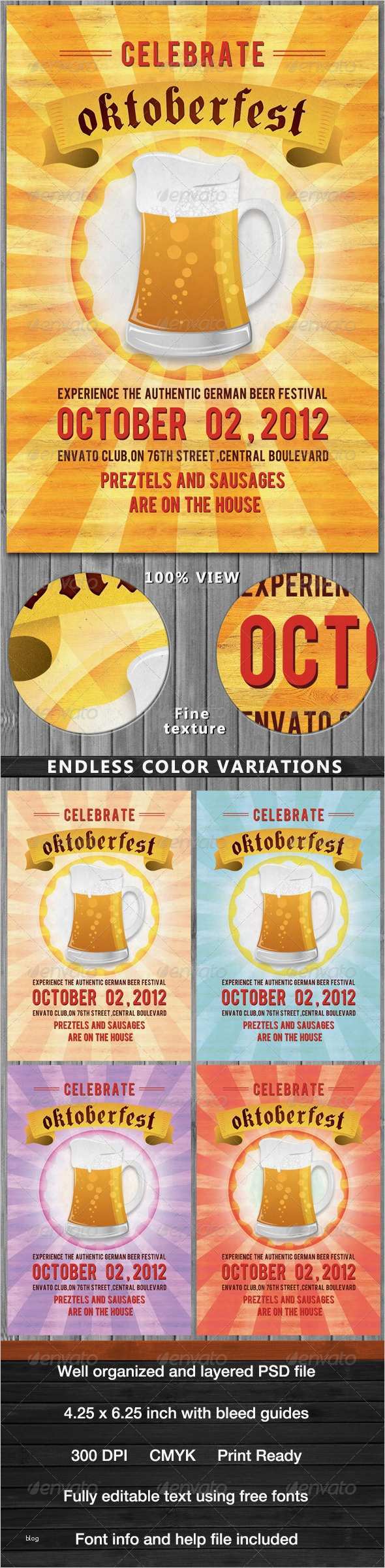 Flyer 6 Seitig Vorlage Süß Oktoberfest Flyer Vorlage Kostenlos Elmesky