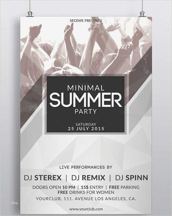 Flyer formate Vorlagen Großartig Summer Party Flyers – 39 Free Psd Ai Vector Eps format