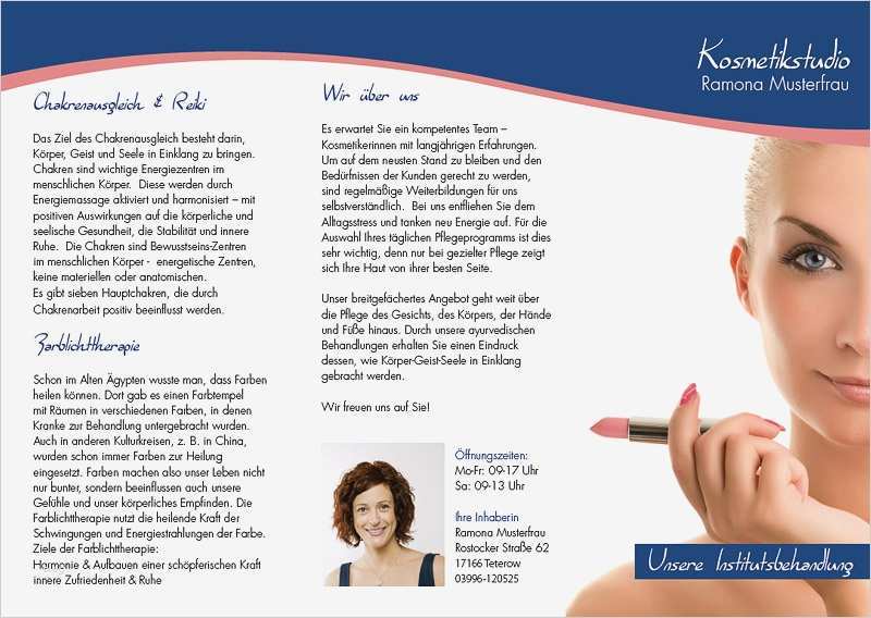 Flyer Vorlagen Indesign Inspiration Flyerdesign Im Faltformat Am Beispiel Eines