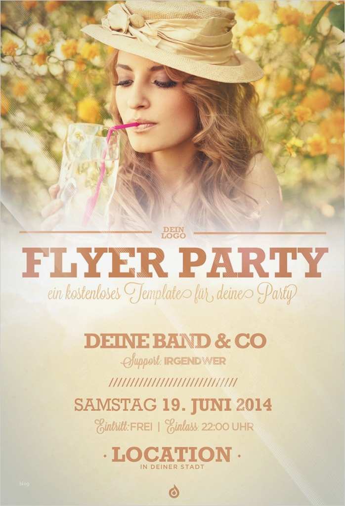 Flyer Vorlagen Photoshop Fabelhaft Kostenlos sommer Party Flyer Template – Domdesign
