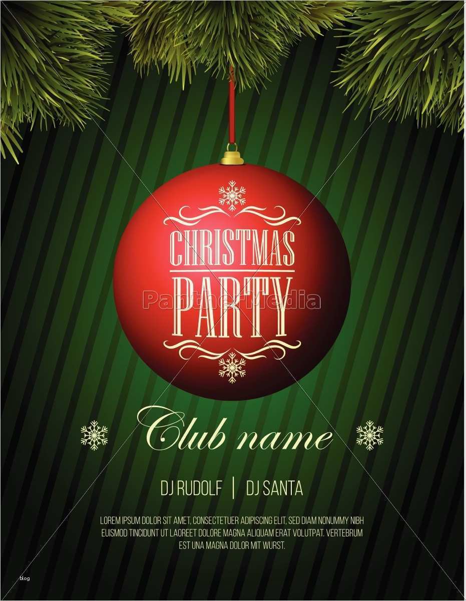 Flyer Vorlagen Weihnachten Inspiration Weihnachtsfeier Flyer Vorlage Rot Spielerei Auf