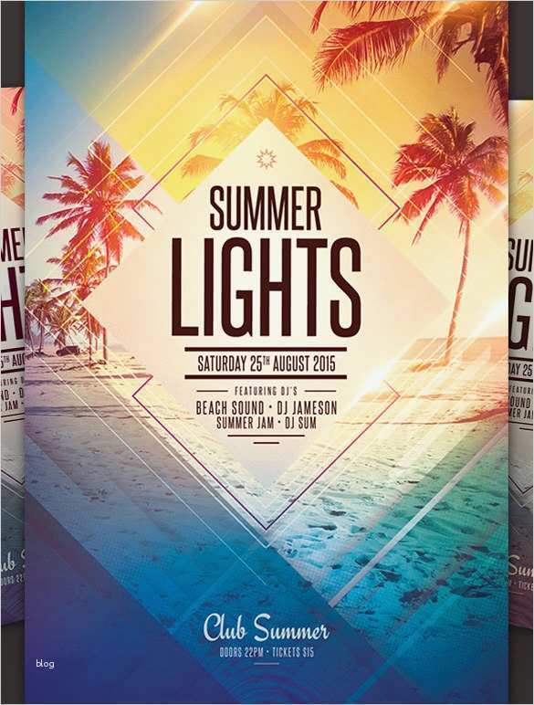 Flyer Vorlagen Yoga Angenehm Summer Flyer Template Amazing Psd Beach Party Templates