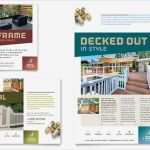 Flyer Vorlagen Yoga Genial Decks & Fencing Flyer & Ad Template Design