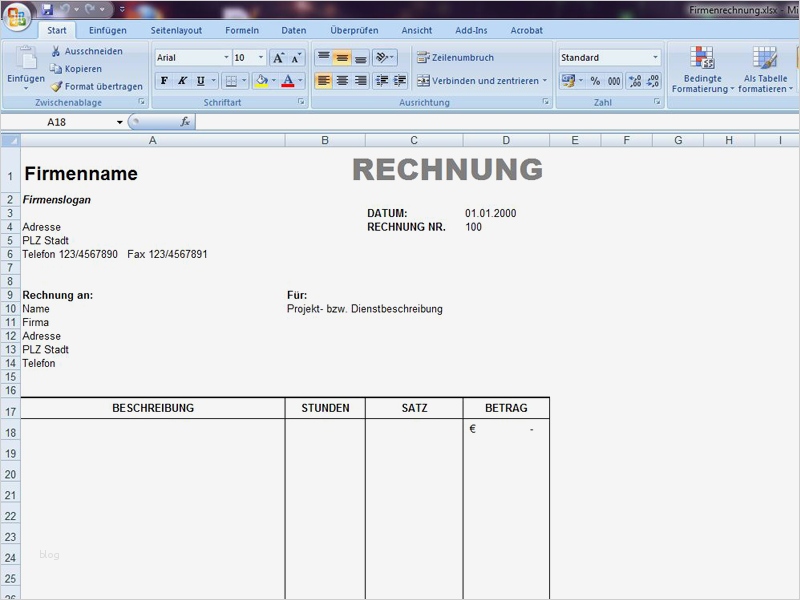 Formblatt 221 Excel Vorlage Angenehm Rechnung