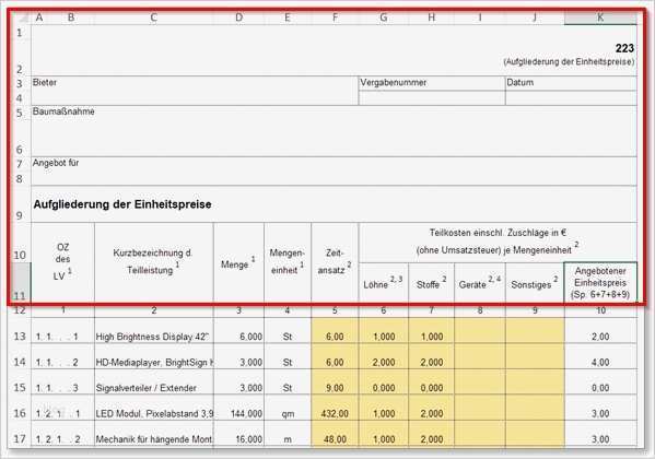 Formblatt 221 Excel Vorlage Schön Efb formblatt 223