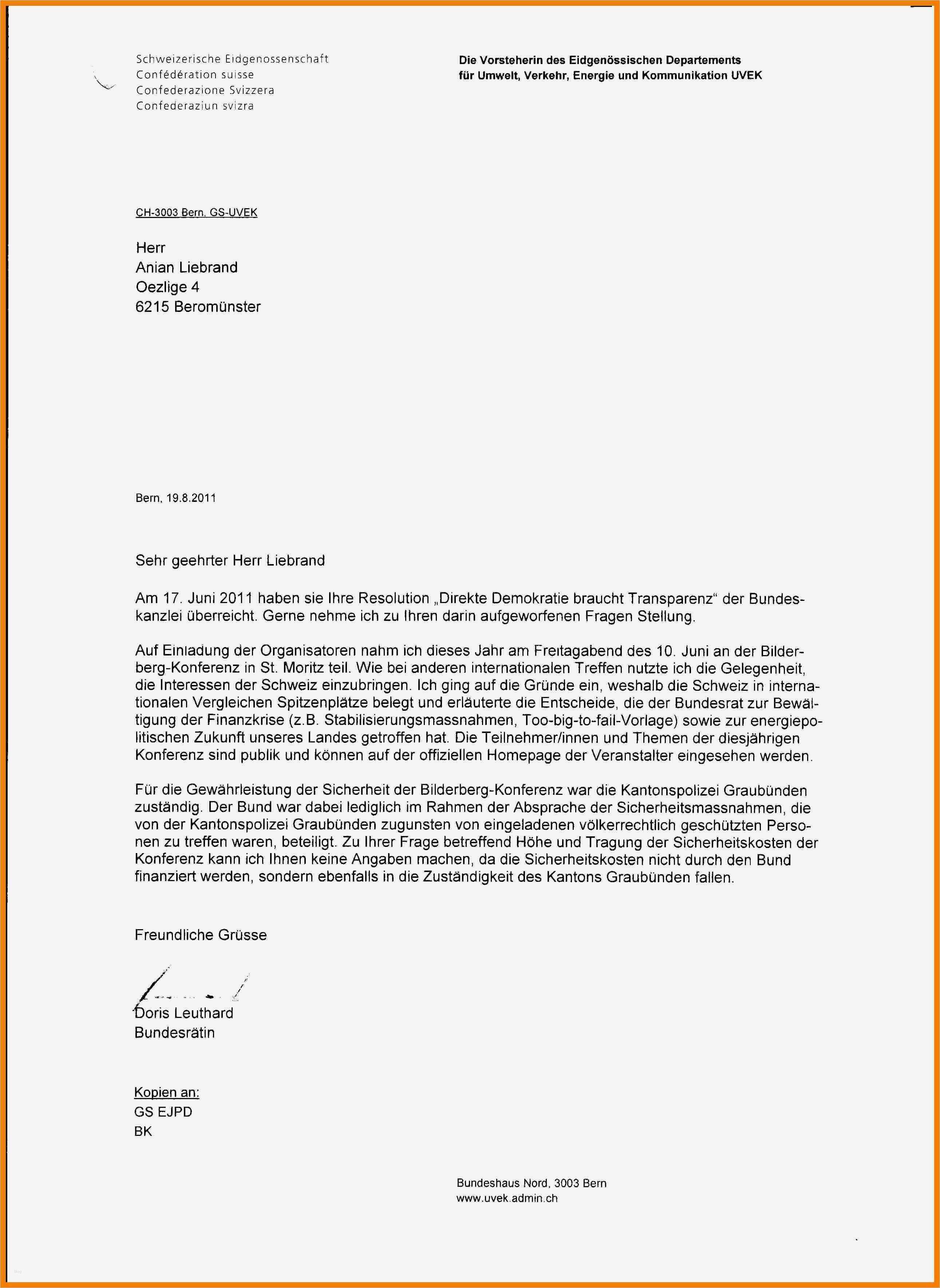 Formeller Brief Vorlage Großartig 12 Briefform Vorlage