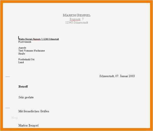 Formeller Brief Vorlage Schönste 8 Briefkopfbogen Vorlage