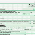 Formlose Gewinnermittlung Kleinunternehmer Vorlage Luxus Einnahmeüberschussrechnung Anlage EÜr 2013