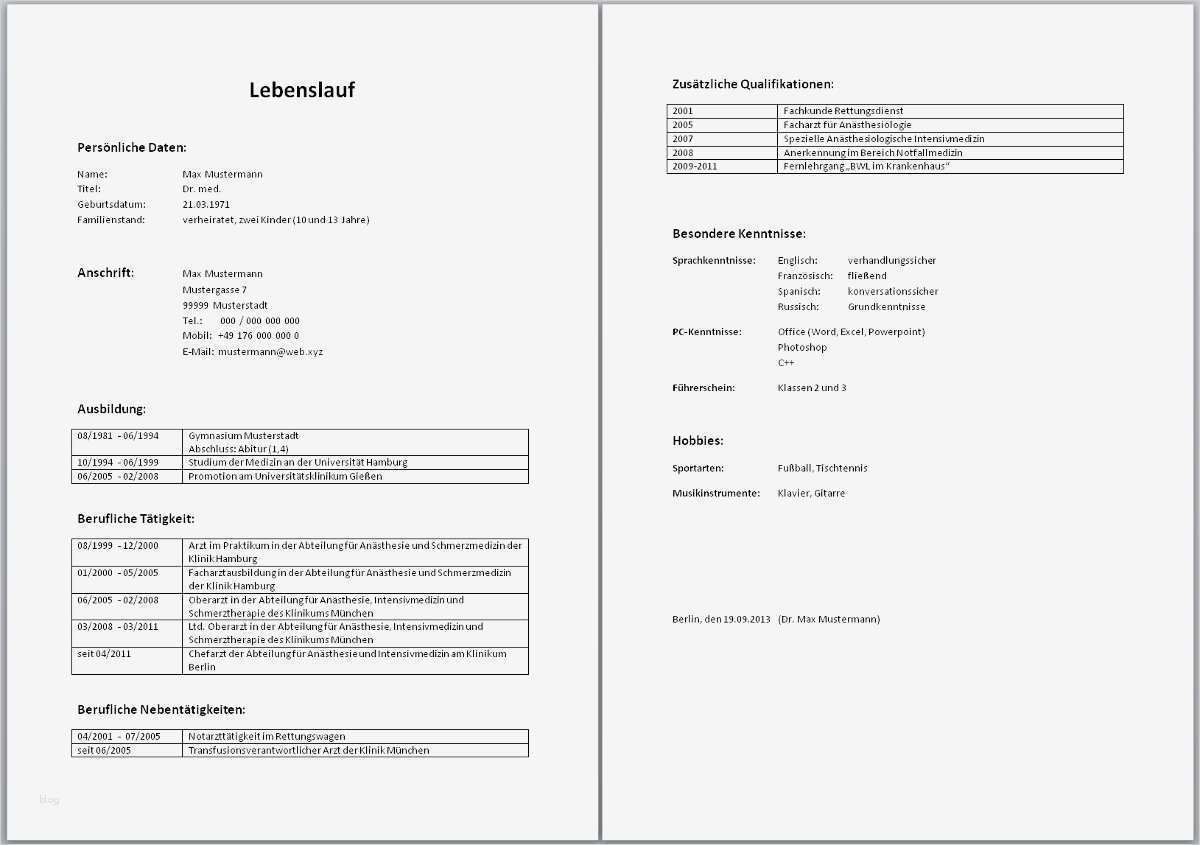 Fos Praktikumsbericht Vorlage Fabelhaft Tabellarischer Lebenslauf Muster Aufbau Word Vorlage