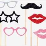 Fotobox Accessoires Vorlagen Zum Ausdrucken Wunderbar Alsino Booth Props Verkleidung Brille Schnurrbart
