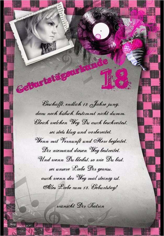 Fotobuch 18 Geburtstag Vorlage Neu Geburtstag Individuelle Urkunde Zum 18 Geburtstag Mit