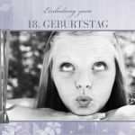 Fotobuch Geburtstag Vorlage Angenehm Einladung 18 Geburtstag Liliane 1