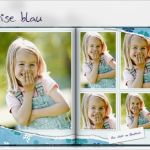 Fotobuch Geburtstag Vorlage Einzigartig Fotobuch Vorlage Geschenk Blau