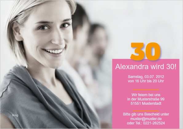 Fotobuch Geburtstag Vorlage Erstaunlich Einladungskarte 30 Geburtstag Alexa
