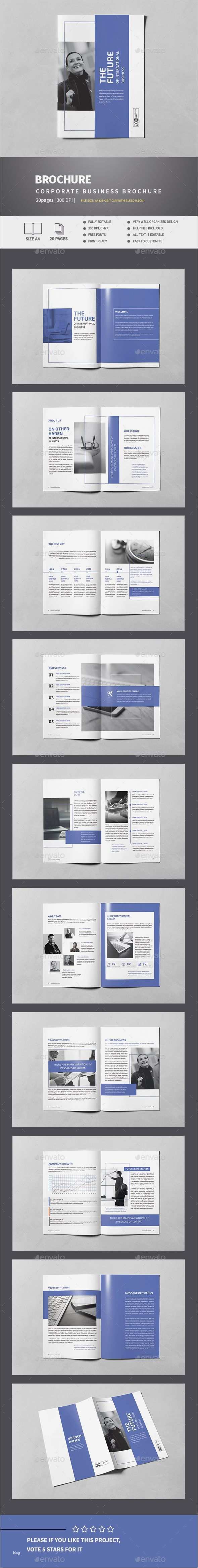 Fotobuch Indesign Vorlage Angenehm Business Brochure Pinterest