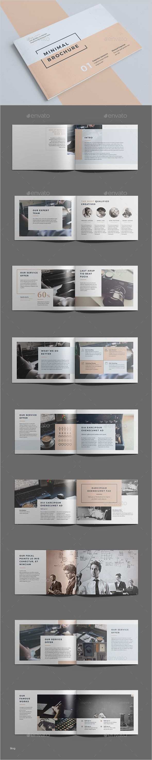 Fotobuch Indesign Vorlage Beste Minimal Brochure Vol Ii