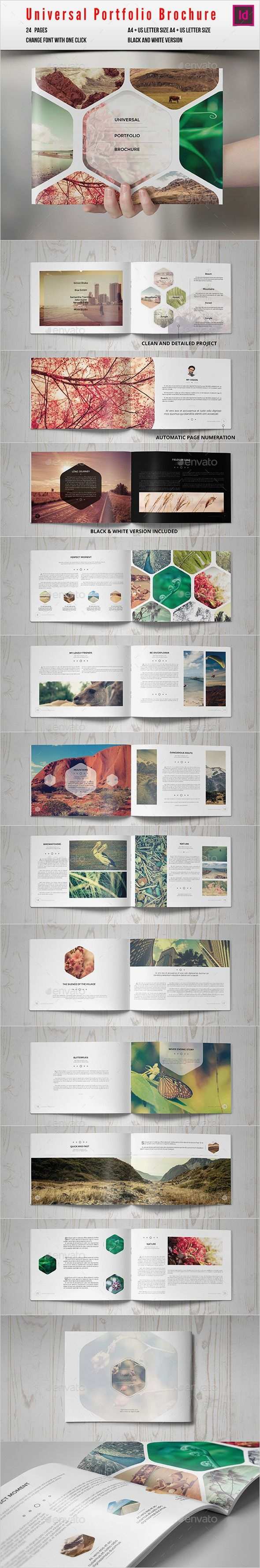 Fotobuch Indesign Vorlage Erstaunlich Universal Portfolio Brochure Catalog