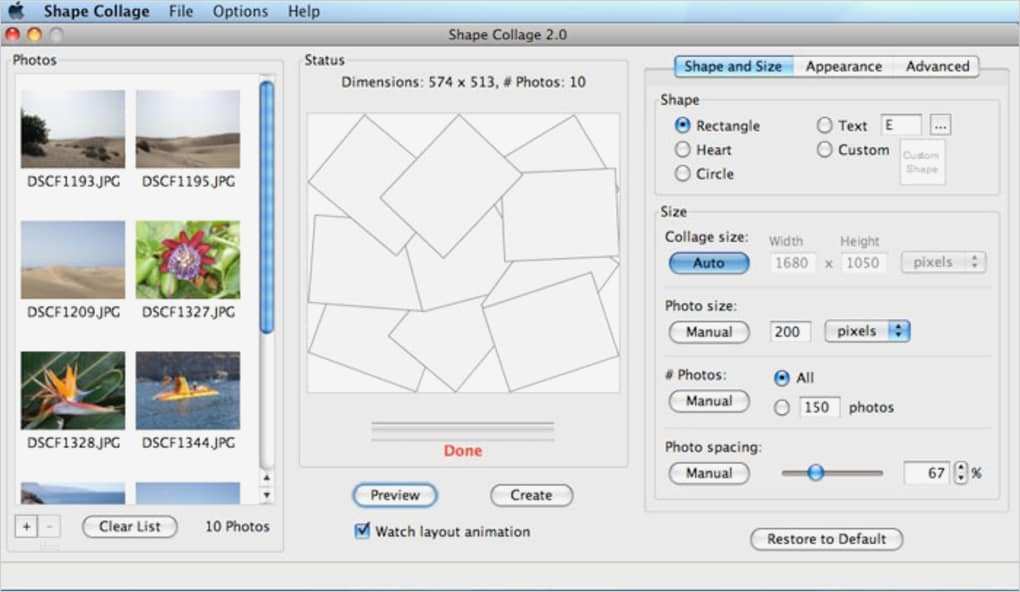 Fotocollagen Vorlagen Angenehm Shape Collage Für Mac Download