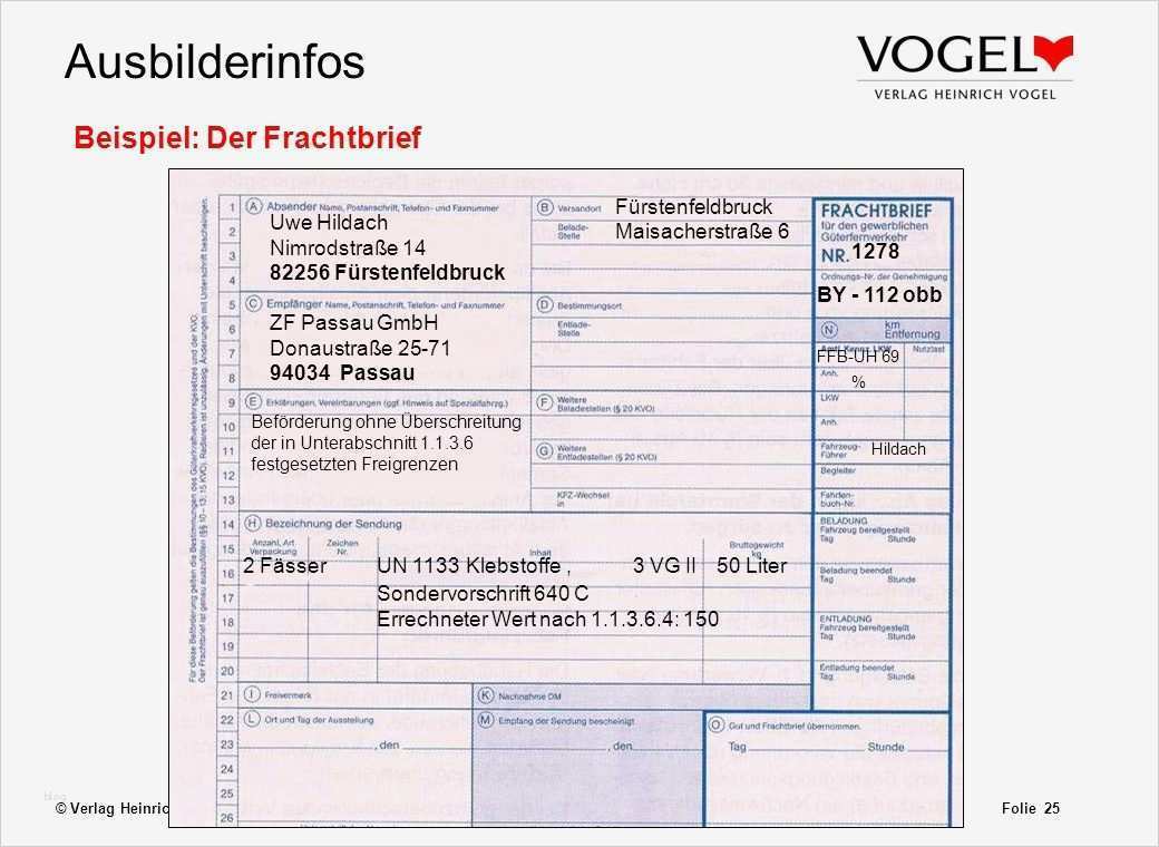 Frachtbrief Vorlage Fabelhaft Gemütlich Frachtbrief Vorlagen Zeitgenössisch Beispiel
