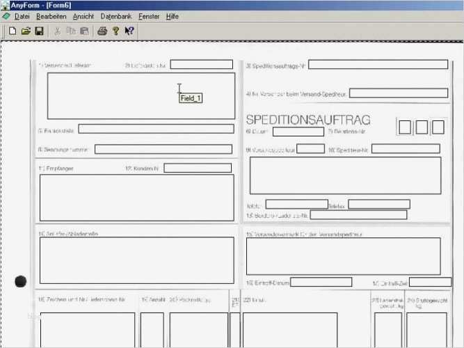 Frachtbrief Vorlage Wunderbar Anyform formularsoftware Download