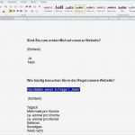 Fragebogen Erstellen Vorlage Fabelhaft Einen Fragebogen Erstellen Mit Word Und Der