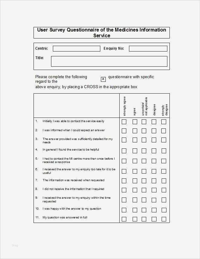 Fragebogen Experteninterview Vorlage Gut 30 Questionnaire Templates Word Template Lab