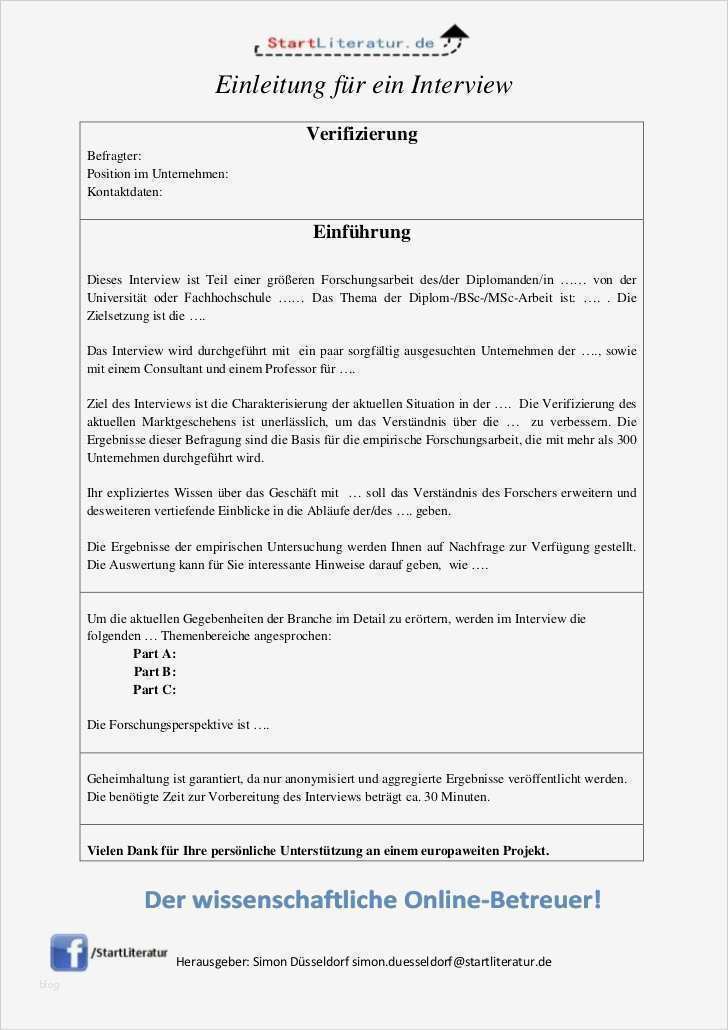Fragebogen Experteninterview Vorlage Inspiration Das Darf Nicht Fehlen Bei Der Einleitung In Ein Interview