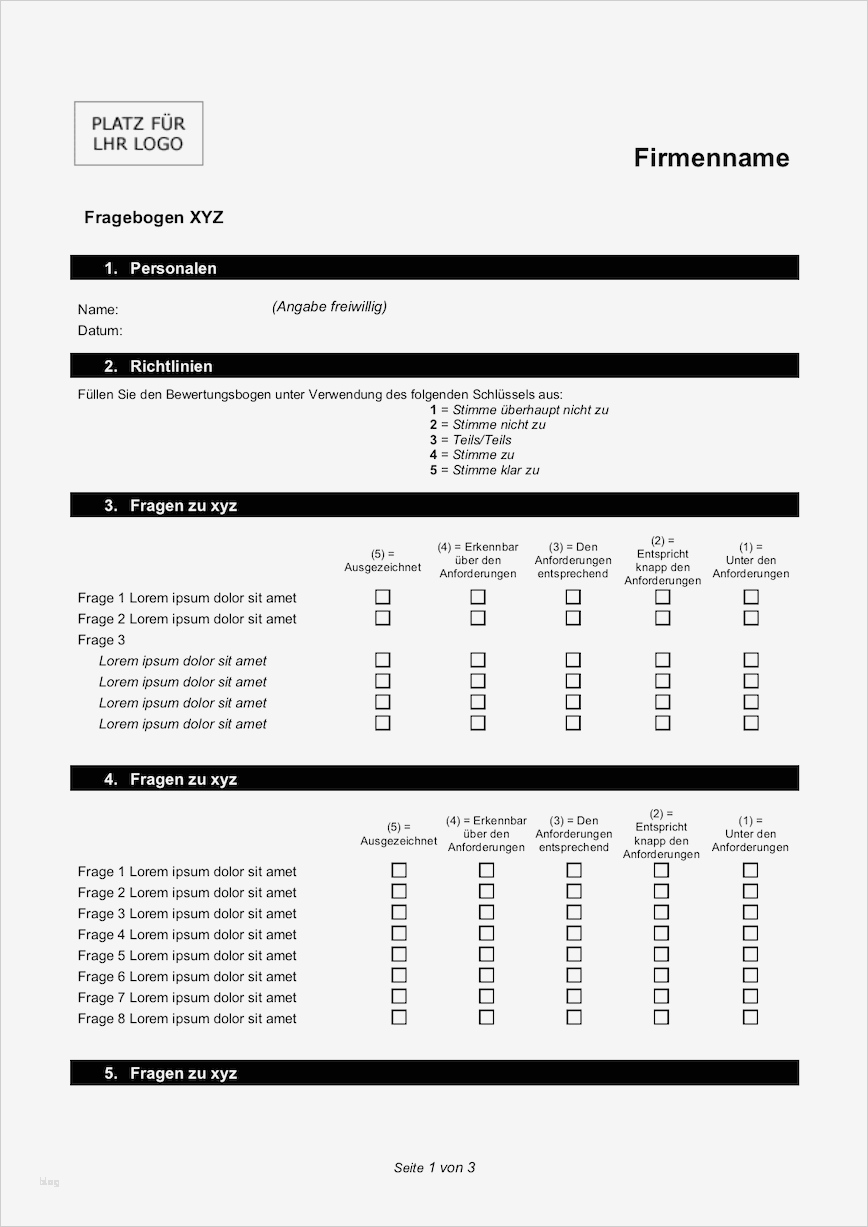 Fragebogen Vorlage Word Hübsch Beste Word Umfrage Vorlagen Galerie Entry Level Resume