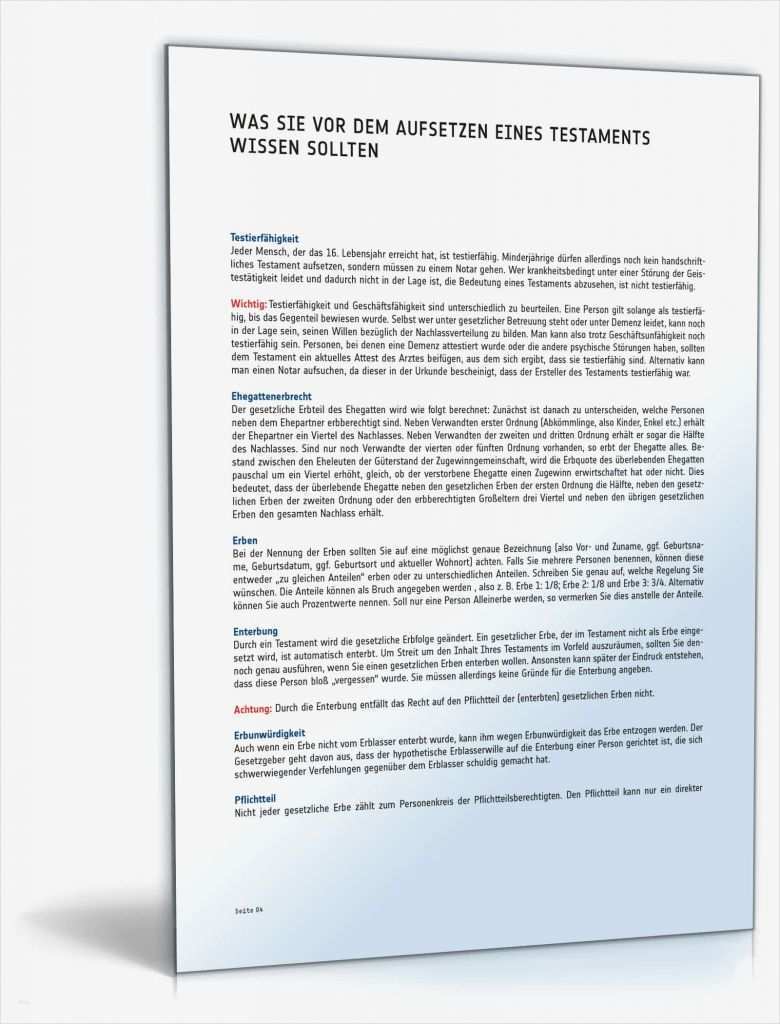 Frankfurter Testament Vorlage Schönste Berliner Testament Vorlage Für Handschriftliches Testament